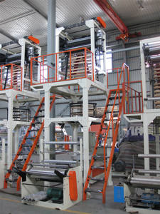 Sj-55高速单层可降解农用尼龙聚丙烯PP <span class=keywords><strong>PE</strong></span> PVC塑料吹膜挤出机 - Product Image 2