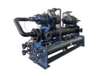 Compresseur à double vis basse température 200 tonnes 700 kW refroidi par eau pour climatisation CVC