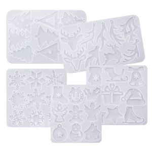 Moldes de resina epoxi de cristal para colgantes, arte de fundición de joyería DIY con suministros de silicona para manualidades, herramientas para pasteles, bolsa OPP ecológica - Product Image 6