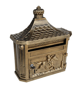 Buzón de correo de aluminio hecho en China de acero duradero montado en la pared e independiente para fines de correo - Product Image 3