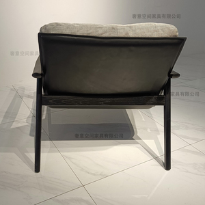 Offre Spéciale Sellerie En Cuir <span class=keywords><strong>Noir</strong></span> De Luxe <span class=keywords><strong>Chaise</strong></span> D'appoint Moderne Coussin en Plumes Salon Salon Meubles Chaises - Product Image 3