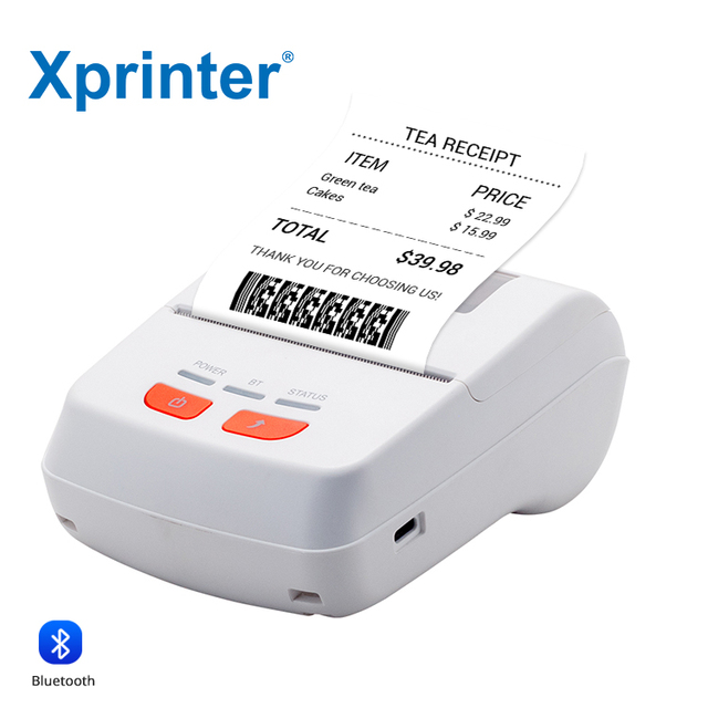 Xprinter XP-P801A China Manufacturer 80mm Portable Mini Printer Imprimante Thermique 80mm Bluetooth Thermal Printer
