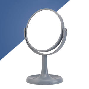 Uso del dormitorio del baño 360 grados. <span class=keywords><strong>Espejo</strong></span> <span class=keywords><strong>de</strong></span> <span class=keywords><strong>maquillaje</strong></span> <span class=keywords><strong>de</strong></span> plástico <span class=keywords><strong>de</strong></span> dos caras, mesa <span class=keywords><strong>de</strong></span> <span class=keywords><strong>pie</strong></span> alta, espejos cosméticos <span class=keywords><strong>de</strong></span> <span class=keywords><strong>pie</strong></span> - Product Image 1