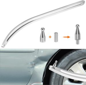 Kit d'outils de débosselage de carrosserie en acier inoxydable, extracteur de réparation de pare-chocs, levier, crochet, tige de levage, grandes tiges courbées, <span class=keywords><strong>maillet</strong></span> en <span class=keywords><strong>caoutchouc</strong></span> - Product Image 4