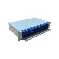 Panneau de distribution de fibres 2U 96 ports, boîte de raccordement de fibres optiques ODF, panneau de brassage optique, tiroir optique