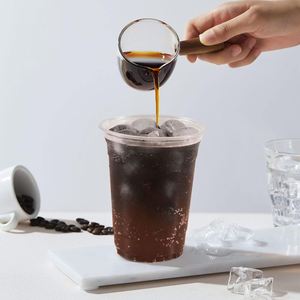 Gobelets en plastique transparent jetables pour café glacé avec couvercle, logo personnalisé, 12/14/18/20/24/16 oz - Product Image 5