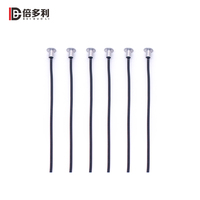 Thermistance NTC 100K 3950 avec sonde à griffes en aluminium et installation par douille, idéale pour l'électronique intelligente et les petits appareils électroménagers