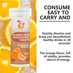 Comprimés effervescents OEM ODM pour une peau éclatante, à la vitamine C, saveur orange, pour une énergie explosive et une peau plus lisse - Product Image 5