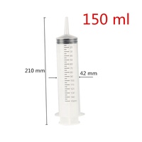 Jeringa de alimentación de pájaros para bebés de 150ml, jeringa de alimentación de codorniz para palomas y loros, herramienta de cría de animales