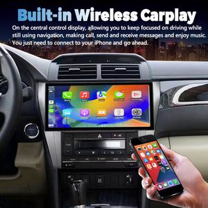 Reproductor de Video con Pantalla Qled de 12 Pulgadas y 1920*860, Android 13, para Toyota Camry 2015 2012, Radio para Auto, Multimedia, GPS, Carplay Inalámbrico, Estéreo - Product Image 6