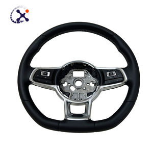 Volant en cuir R Line Sport pour VW Volkswagen <span class=keywords><strong>Golf</strong></span> 5 <span class=keywords><strong>6</strong></span> 7 7.5 R MK5 MK6 MK7 MK7.5 GTI <span class=keywords><strong>GTD</strong></span> Polo Passat B6 B7 B8 CC - Product Image 5