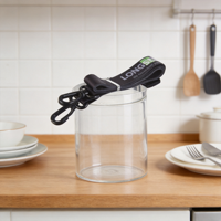 Bouteille d'eau réutilisable Longstar de 64 oz (2,5 L) sans BPA, avec corde, pour la salle de sport, l'entraînement et la rentrée scolaire