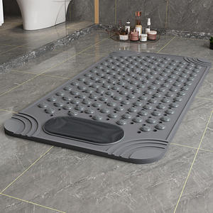 Massage Experience Anti Slip Bath Tub Mat Plastic Bathroom Floor Mat <strong>Cushioned</strong> and Comfortable Bath <strong>Shower</strong> Mat - Product Image 3