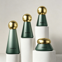 Ensemble de flacons en verre en forme de cône pour lotion, 30 ml, avec pompe, pot de 50 g pour crème, emballage cosmétique
