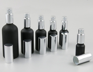 Bán Buôn Sang Trọng 5Ml <span class=keywords><strong>10Ml</strong></span> 15Ml 20Ml 30Ml 50Ml 100Ml Matte Đen Mỹ Phẩm Glass Spray Chai Với Bơm Phun - Product Image 5