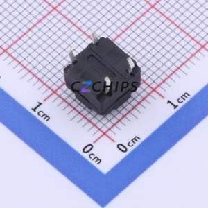 TS-1012-A6B3-D2 Tactile Switch Through hole Component (THT)-4P,8x8mm Switch Single Pole Single Throw Round Button 2.5N 8mm - Product Image 2