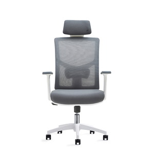 Cómoda <span class=keywords><strong>Silla</strong></span> <span class=keywords><strong>Ejecutiva</strong></span> Giratoria <span class=keywords><strong>Gris</strong></span> de Malla con Respaldo Alto, Bajo MOQ, Fabricante - Product Image 4