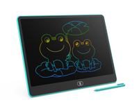 Tableau à gribouiller GY, effacement à une touche, verrouillage, écran LCD de 16 pouces, stylet, matériau ABS, alimenté par batterie, design personnalisable