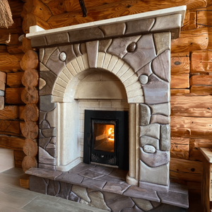 Contour <span class=keywords><strong>de</strong></span> cheminée sculpté <span class=keywords><strong>en</strong></span> pierre naturelle massif, manteau <span class=keywords><strong>de</strong></span> cheminée <span class=keywords><strong>en</strong></span> marbre blanc sculpté à la main pour villa classique européenne - Product Image 4
