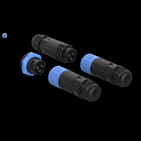 Dinglian ISO9001 Zertifizierter Stecker-Buchse M20 3-polig 4-polig 5-polig IP67 Wasserdichter Lötanschluss Outdoor-Steckverbinder Modell