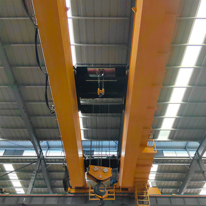 מנוף גשר דו כפול מנוף 20 טון תקורה מעל 20 טון עם מגנט להרים גרוטאות גשר ברזל - Product Image 4