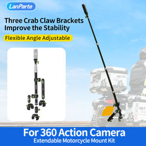 Novità 2024 Asta per Selfie con Morsetto a Pinza per Moto da <span class=keywords><strong>Fuoristrada</strong></span> Supporto per Action Cam Sportiva Accessori per Insta 360 X5 - Product Image 3