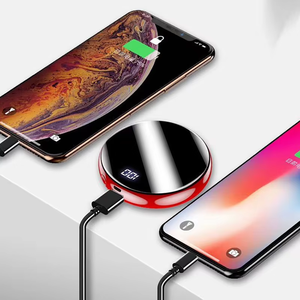 Mini banco de energía redondo, 20000mah, carga Micro USB, pequeño tamaño, gran capacidad, cargador seguro para teléfonos móviles, Banco de energía Digital - Product Image 6