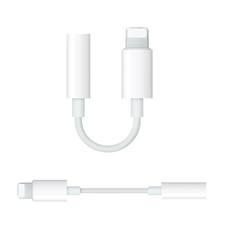 For Apple Headphone Jack Adapter For iPhone Voice calls Adaptor For Light-ning to 3.5 Mm Headphone Jack Adapter
