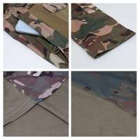 Chemise tactique à manches longues, style tactique, chemise tactique avec poches, haut pour sports de plein air, vêtements de camping et de randonnée