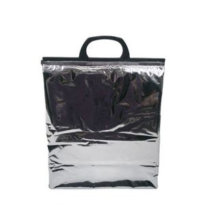 Sac isotherme portable personnalisé avec logo, en aluminium, pour livraison, repas à emporter, fruits de mer, ou comme sac à déjeuner. - Product Image 1