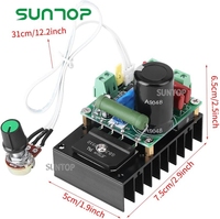 Contrôleur de vitesse de moteur PWM 12V-110V AC / 15-160V DC 300W, régulateur de carte de commande de moteur, module de régulateur pour ventilateur, pompe, souffleur
