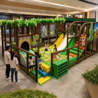 1. Équipement de terrain de jeu intérieur commercial personnalisé sur le thème de la jungle, jeux souples pour centre de divertissement familial