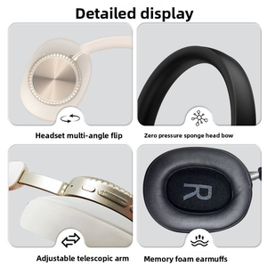 Audífonos Supraaurales con Cancelación de Ruido, Nuevos de Fábrica, 6.0, Modo Dual Cableado+Inalámbrico, Sonido Estéreo, Material ABS, No Impermeables, Privados - Product Image 2