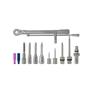 Dental Implant Screw Driver <b>Torque</b> Wrench Ratchet <b>Set</b> Stainless Steel Manual MOL Certified 15-70 Ncm Universal Restoration Tools - Product Image 1