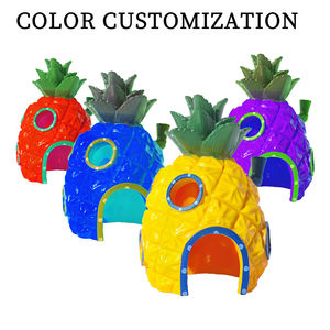 Hot Verkoop Op Maat Gemaakte Vis Hide Speler Garnalen Nest Vis Tank <span class=keywords><strong>Aquarium</strong></span> Pvc Voor Huisdecoratie <span class=keywords><strong>Aquarium</strong></span> Decoratie Ananas Huis - Product Image 3