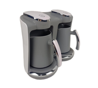 Machine à café et à thé personnalisée Leazo à deux tasses, machine à café turque de 250ml à service unique