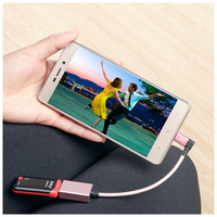 Cable Micro USB OTG de 90 Grados con Conector Micro B a USB 2.0 Chapado en Oro para Smartphone, Tablet, DAC, Cámara, Teclado MIDI