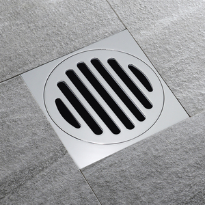 GUIDA 726134 quadrato in ottone 99.8*99.8mm di uscita 103.1mm cromatura Anti odore di scarico del pavimento del balcone - Product Image 6