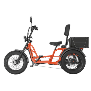 Triciclo Eléctrico de Alta Calidad de 1500W, con Capacidad de Carga de 550 Libras, Marco de Aleación de Aluminio, Neumáticos Gruesos de 20 Pulgadas, Triciclo de Carga de <span class=keywords><strong>3</strong></span> Ruedas para Adultos - Product Image 1