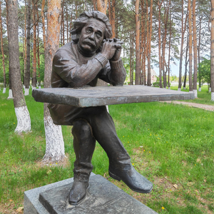 Busto de Bronce de Tamaño Real de Albert Einstein, Escultura de un Científico Famoso, Estatua de Medio Cuerpo para Exteriores, Campus, Parque, Monumento Conmemorativo de una Celebridad - Product Image 4