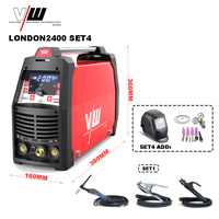 VECTOR 6n1 IGBT Inverter Welding Machine AC DC TIG MMA 230V Multifonction Aluminium Welders LONDON2400