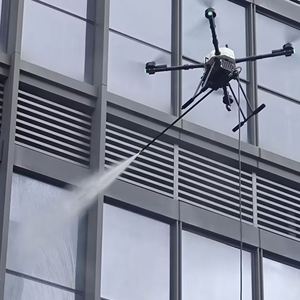 Dron de Limpieza de Ventanas de Alta Presión con Nueva Tecnología, Dron para Limpieza de Fachadas de Edificios - Product Image 1