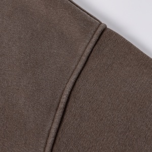 Sweat-shirt à capuche zippé en molleton bouclette 460 g/m² personnalisé, 100 % coton, délavé à l'acide, style streetwear oversize, vente en gros - Product Image 4