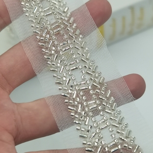 Ruy Băng Đàn Hồi Co Giãn Vải May Sang Trọng Cung Cấp Từ Nhà Máy Trung Quốc 2023 Đồ Trang Trí Ren - Product Image 3