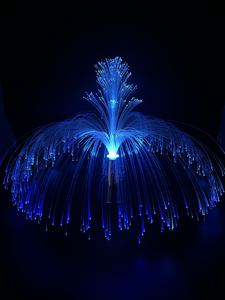 कारखाने बहुकोशिर बदलते ग्रेडिएंट नेतृत्व वाले फाइबर फाउल बेस लाइट होम परिवेश सजावट रात की रोशनी - Product Image 4