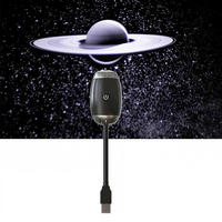 Proyector de Luz LED USB con Forma de Estrella, Luz de Galaxia Flexible de 360 Grados para Techo de Auto, Mini Lámpara Nocturna Portátil, Enchufable, Moderna, para Dormitorio