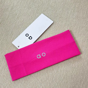 Bestseller Europäisch-Amerikanischer Stil Einfarbiges Breites Elastisches Yoga-Sport-Stirnband Baumwollgestricktes Schweißband für Outdoor-Aktivitäten - Product Image 5