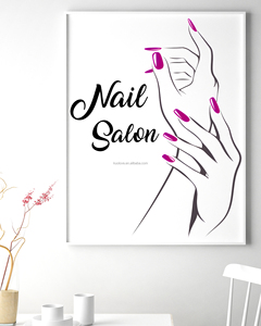 <span class=keywords><strong>Adesivi</strong></span> <span class=keywords><strong>murali</strong></span> per Nail Studio modello Nail Salon <span class=keywords><strong>salone</strong></span> di bellezza Studio carta da parati <span class=keywords><strong>adesivi</strong></span> da parete autoadesivi - Product Image 1