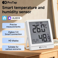 ProTap Smart pour capteur de température et d'humidité IP65, réponse 0,1°C en 5s, écran HD 3,2 pouces, compatible Home Assistant/eWeLink, déclencheur automatique