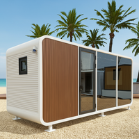 Nouvelle Conception Maison Cabine Apple Préfabriquée Moderne Mobile en Vente, Pod de Bureau Portable Préfabriqué 20Ft 30Ft 40Ft, Appartement Extérieur, Hôtel